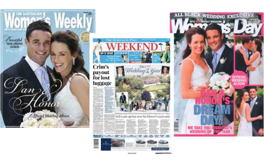 Dan Carter wedding fever builds in New Zealand town