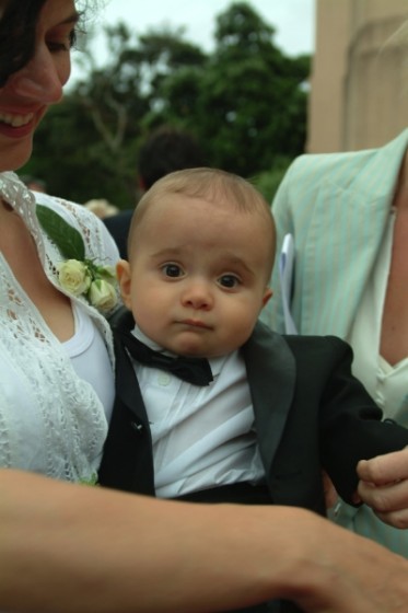 Mr Orlando chilling on our wedding day