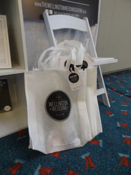 Our goodie bags – copies of issue 1 & 2 of Mr & Mrs magazine inside